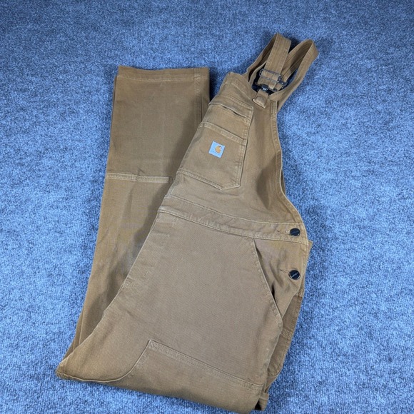 Carhartt Other - Carhartt Mens XXL Brown Rugged Flex Relaxed Fit Bib Overalls 104556-211 OR4556-W